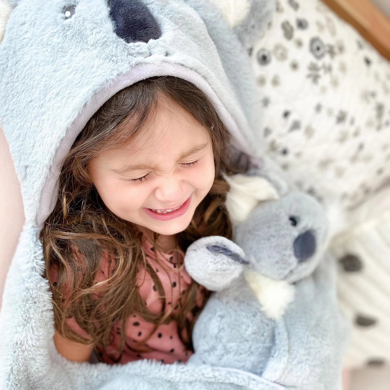 Mon Ami "Sydney The Koala Plush, Great Adorable Plush Toy, Gift for Little Girls or Boys, Toddlers, Pre-School Kids, Gray, 14"