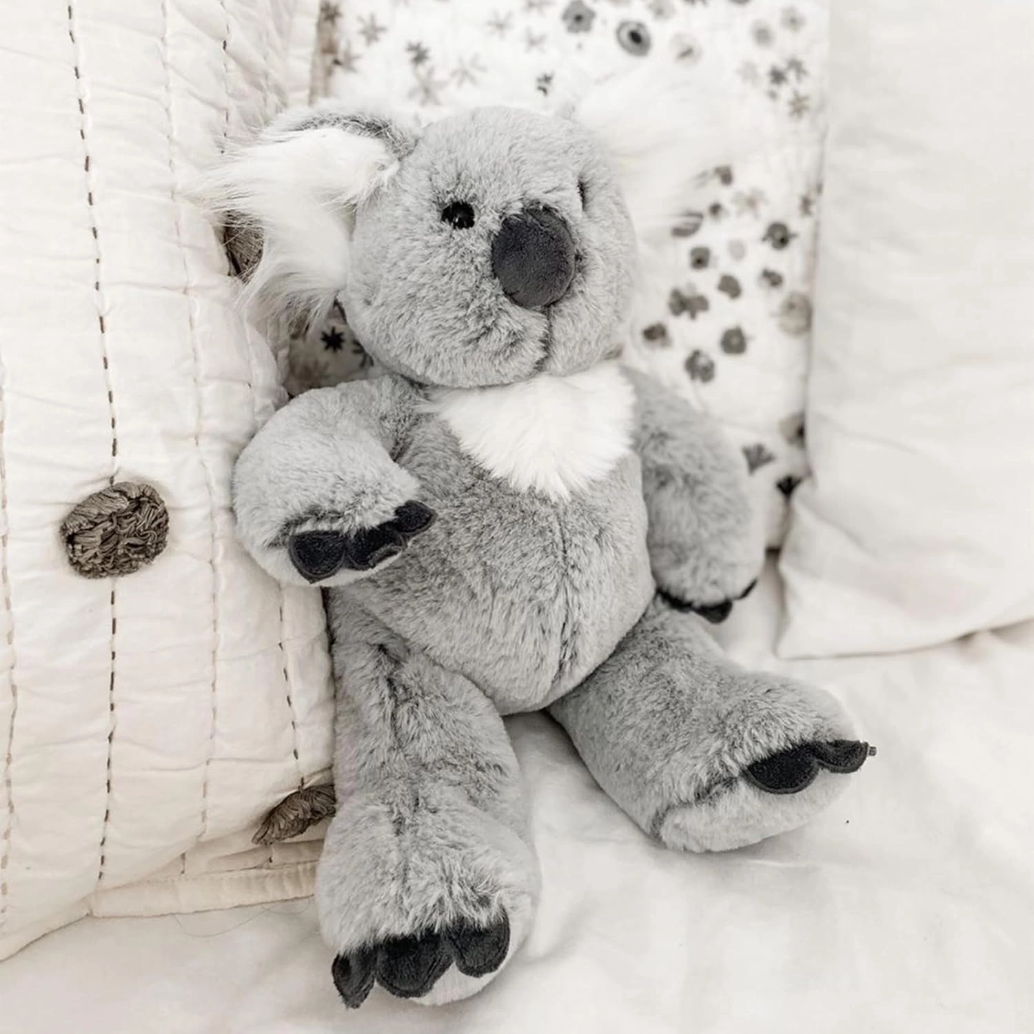 Mon Ami "Sydney The Koala Plush, Great Adorable Plush Toy, Gift for Little Girls or Boys, Toddlers, Pre-School Kids, Gray, 14"