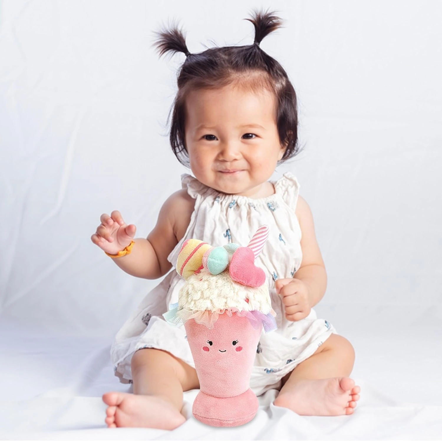 MON AMI Sweet Treat Milkshake Stuffed Toy – 8”, Super Soft Food Plush, Collectible Stuffed Plush for Kids
