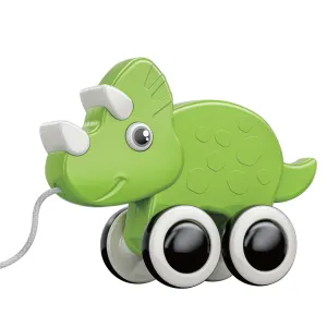 Moon -  Rolling Buddy Pull Along Toy Montessori Toys - Green