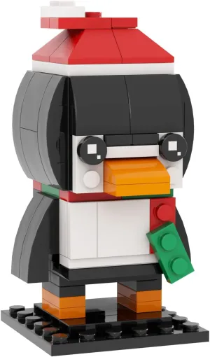 MOOXI-MOC Penguin Brick Mini Headz Building Set,Creative Cute Building Blocks Children Kit,Gifts for Kids(118pcs)