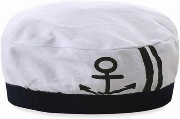 Mud Kingdom Baby Boy Rompers with Hat Uniform Nautical 2 Piece Set Bodysuit