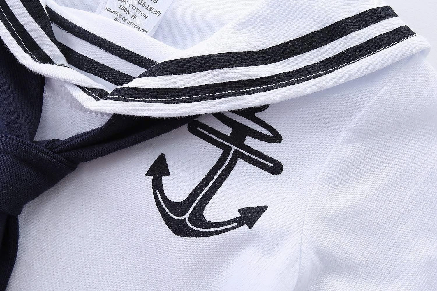 Mud Kingdom Baby Boy Rompers with Hat Uniform Nautical 2 Piece Set Bodysuit