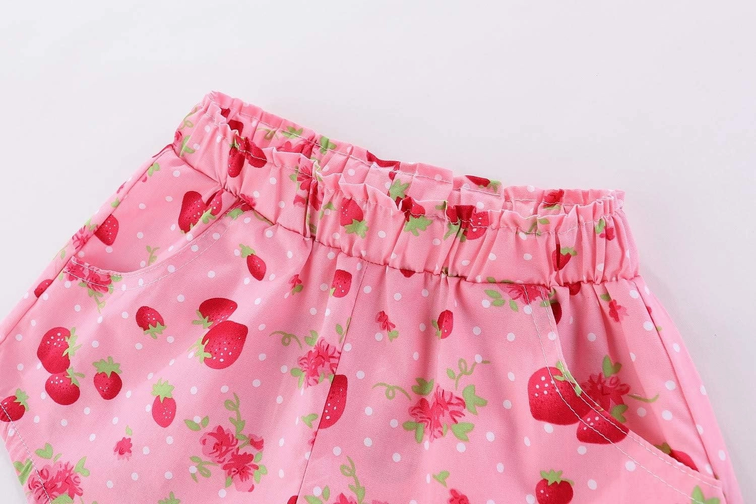 Mud Kingdom Strawberry Girls Outfits Summer Holiday Cute Backless