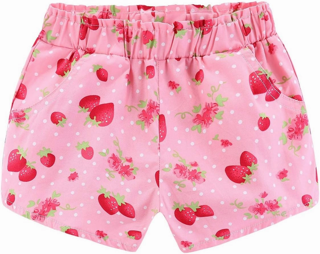 Mud Kingdom Strawberry Girls Outfits Summer Holiday Cute Backless