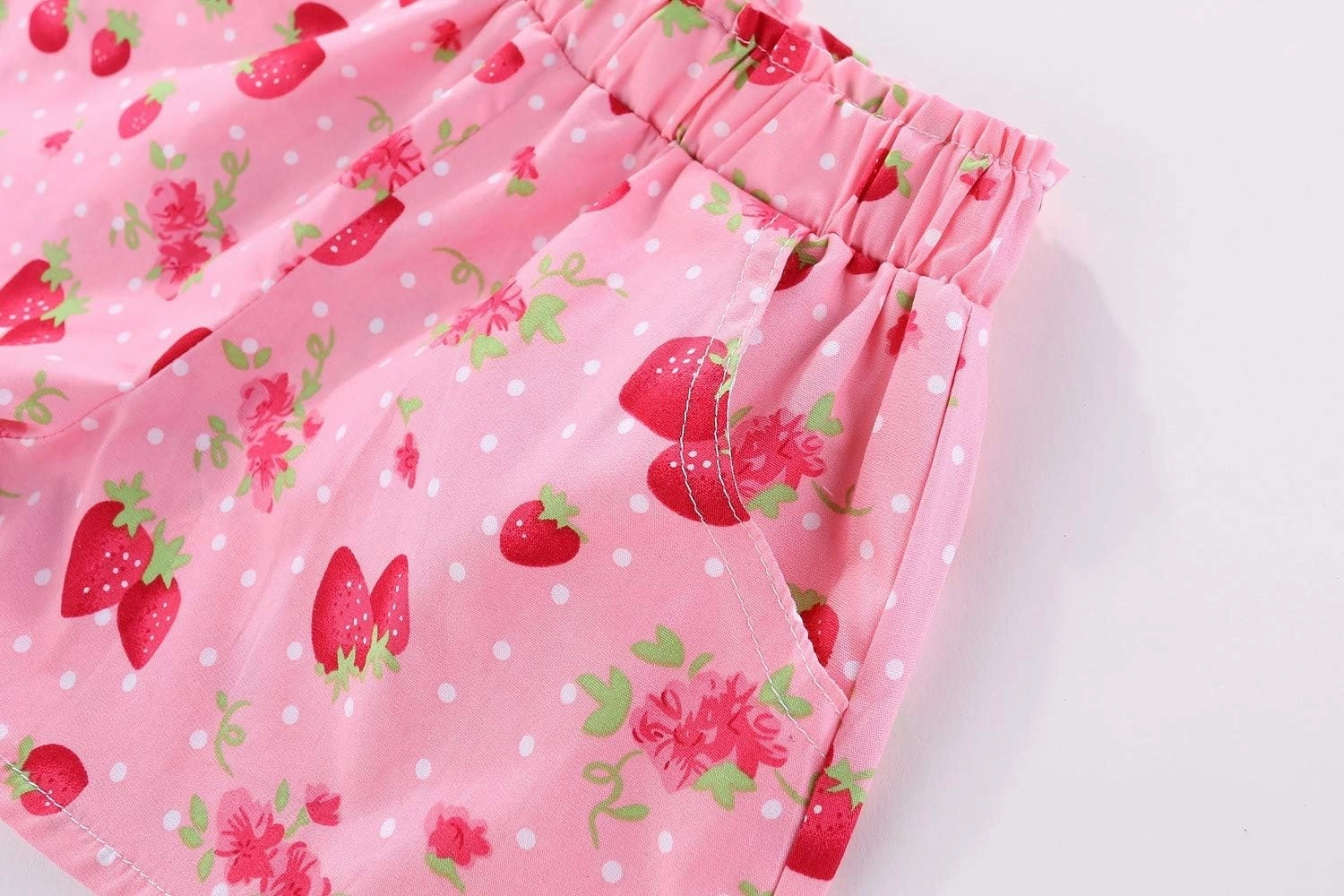Mud Kingdom Strawberry Girls Outfits Summer Holiday Cute Backless