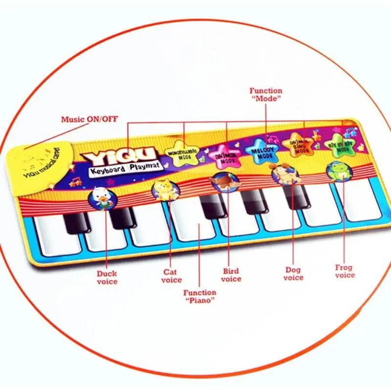 Musical Piano Playmat – Soft, Interactive & Fun