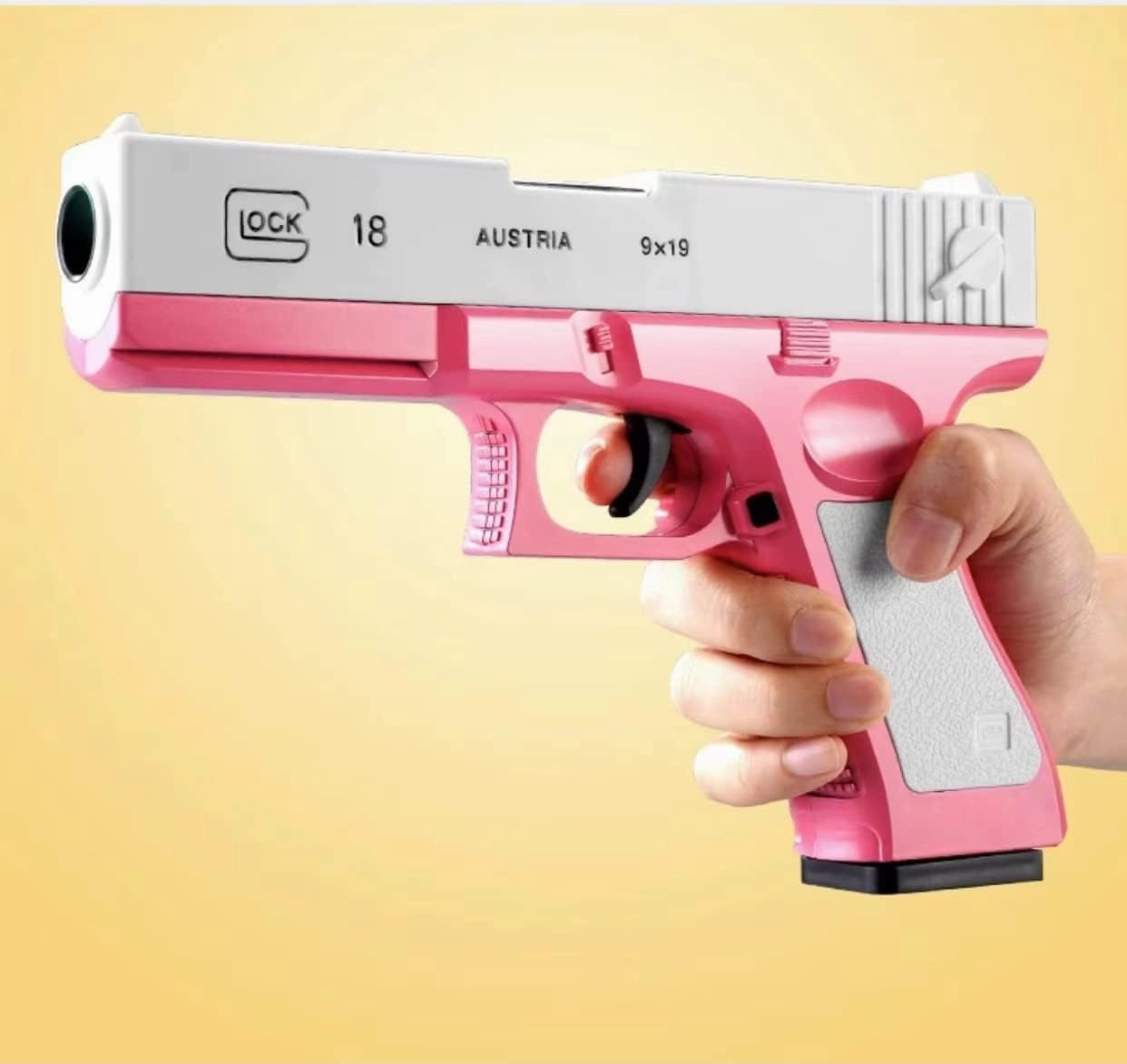 NA Soft Bullet Toy Gun, Gift for Children, Training or Play, Cool Toy Pistol, EVA Bullet, (Pink)