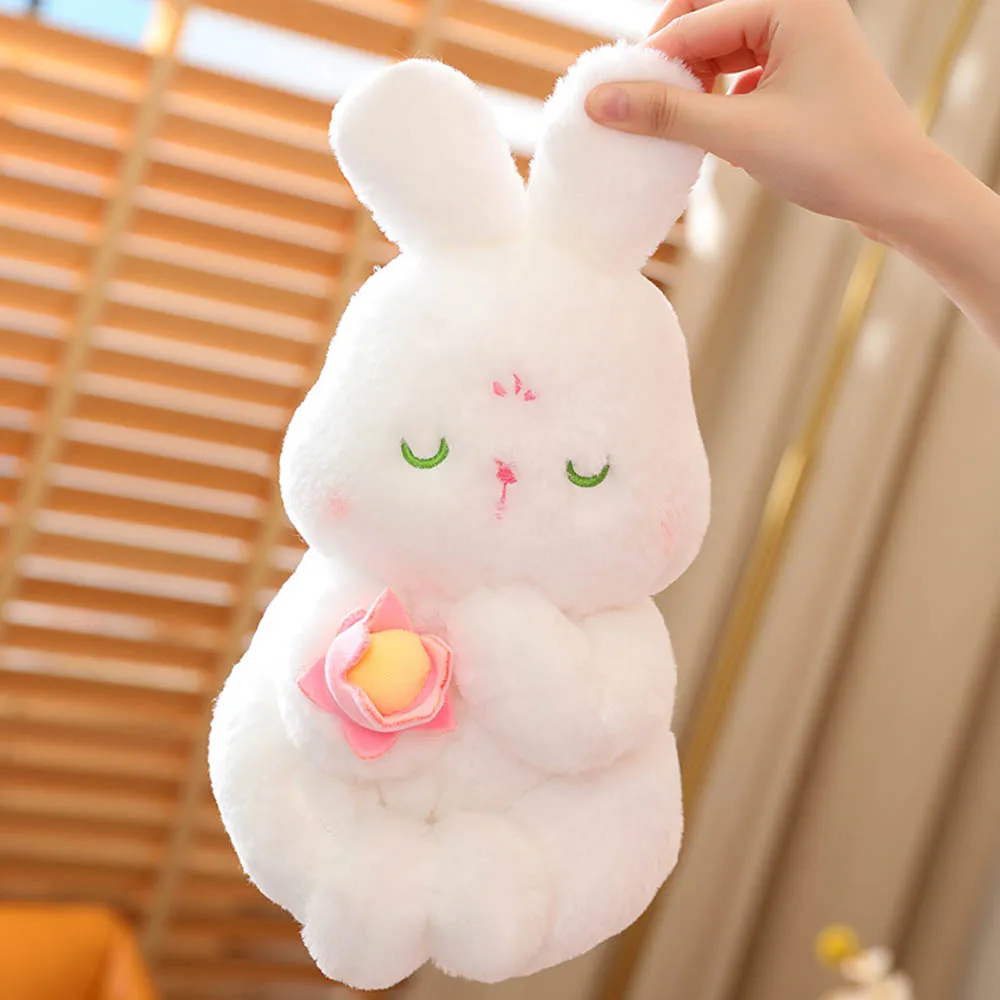 Namaste Lotus Bunny Stuffed Animal Plush