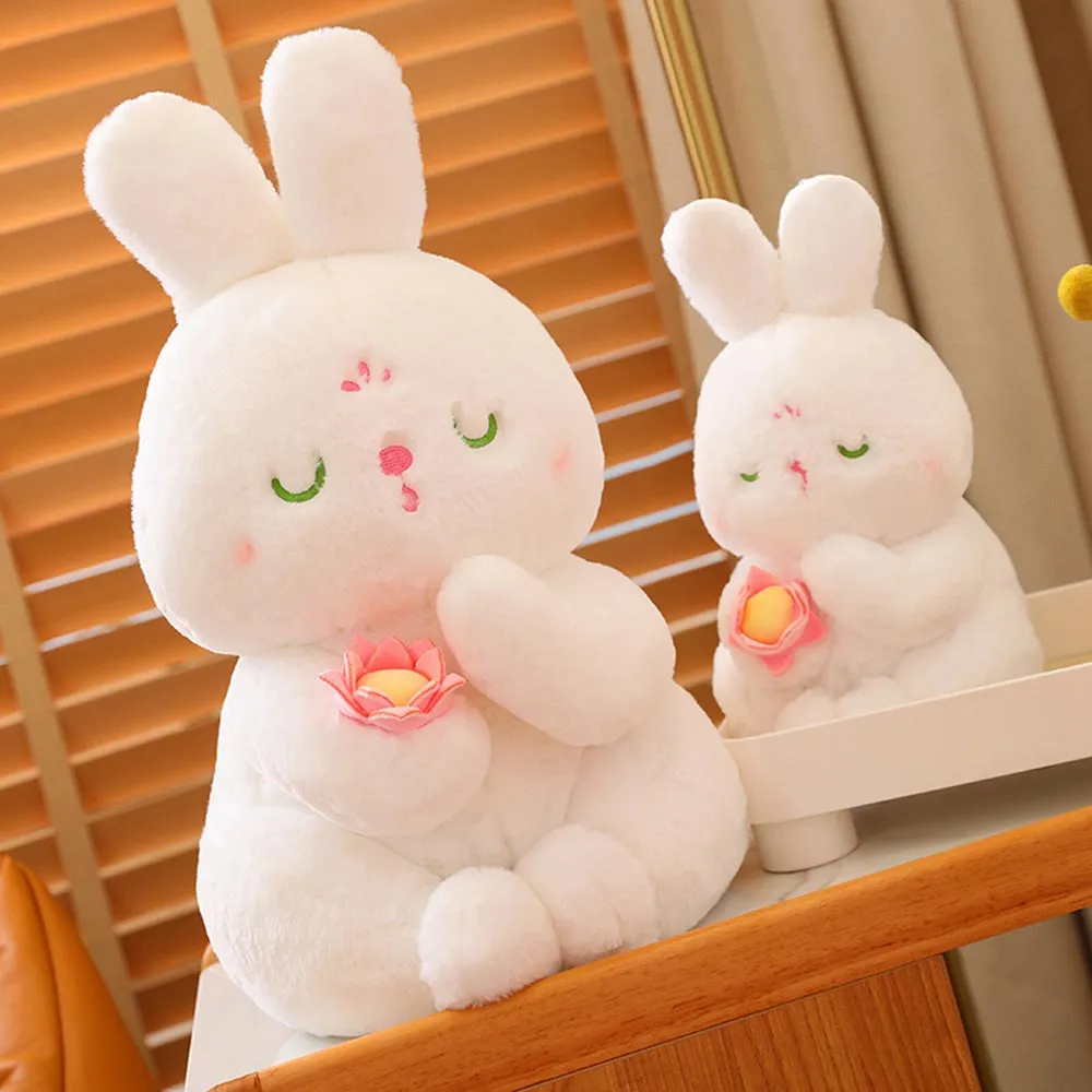 Namaste Lotus Bunny Stuffed Animal Plush