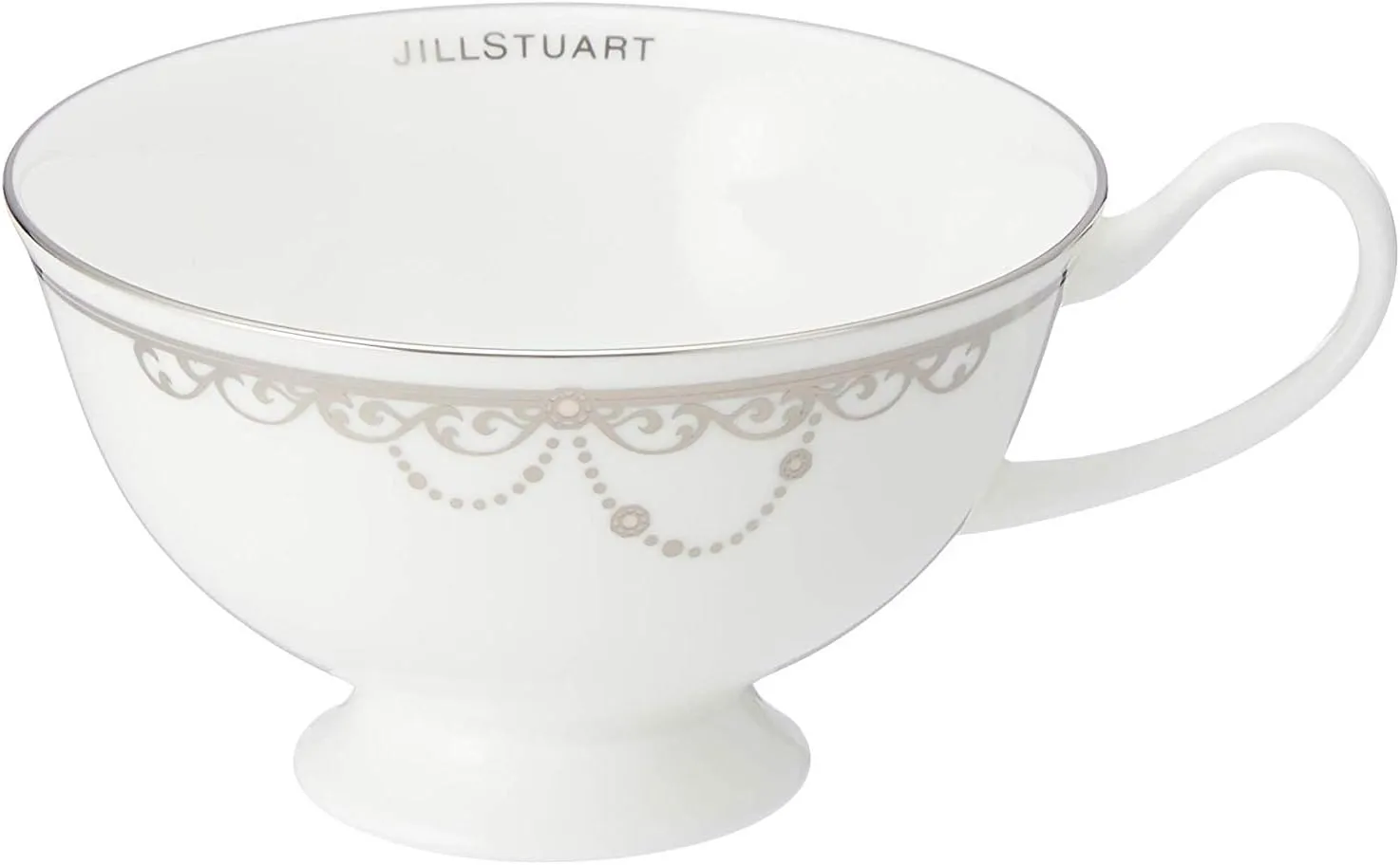 Narumi Jill STUART 51852-23116AZ Cup and Saucer Set, 6.8 fl oz (200 cc), Pink, Set of 2, Stylish, Cute, Wedding Gift, Tea, Coffee, Multi-purpose, Made in Japan, Gift Box Included, Wrapped