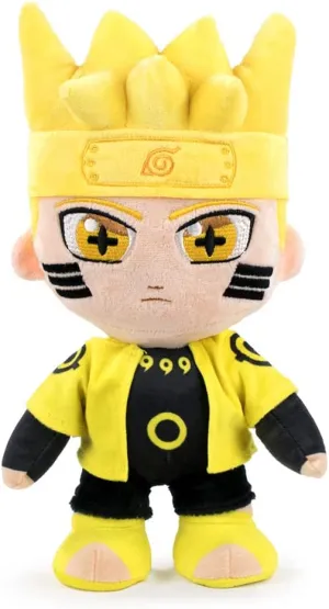 Naruto Characters Plush Toy 25 cm - Naruto, Kakashi, Sasuke, Kurama - Collector's Edition - Super Soft Quality (30 cm, Naruto Six Path Sage)