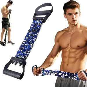 Natural Latex 3-Hole Resistance Stretcher, New Latex Resistance Band, High Elasticity & Tear Resistant Exercise Bands with Handles,Full-Body Basic Training,Strength Workouts