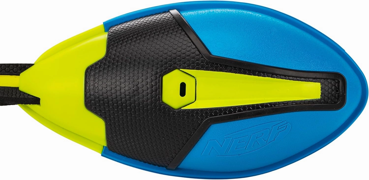 Nerf Vortex Ultra Grip Football, Designed for Easy Catching, Howling Whistle Sound, Distance-Optimizing Tail, Water-Resistant, All-Weather Play
