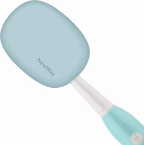 NewWay Mini Toothbrush Sterilizer Cover Rechargeable Travel Toothbrush Case with Holder for Houshold and Traving or Business Trip Blue