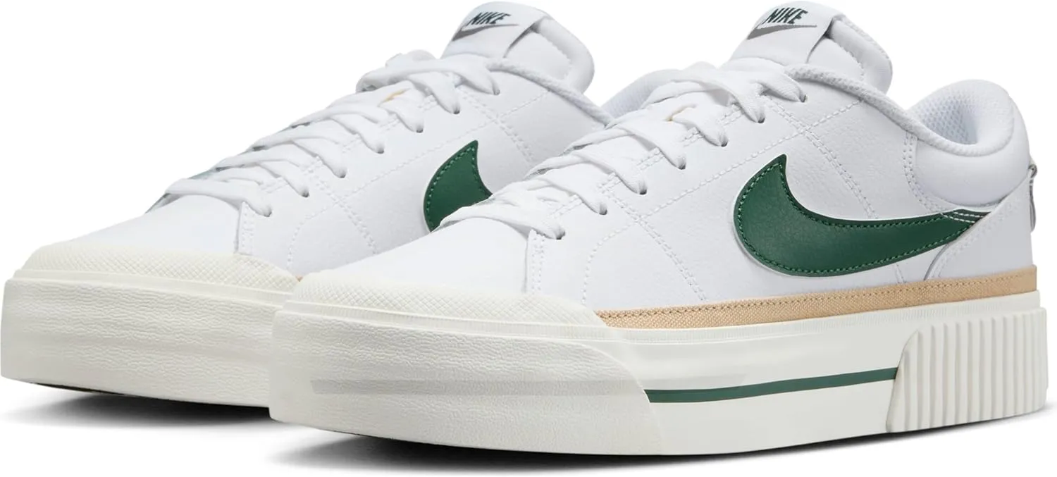 Nike Court Legacy Lift Women's Shoes (DM7590-107, White/Sail/Sesame/Fir)