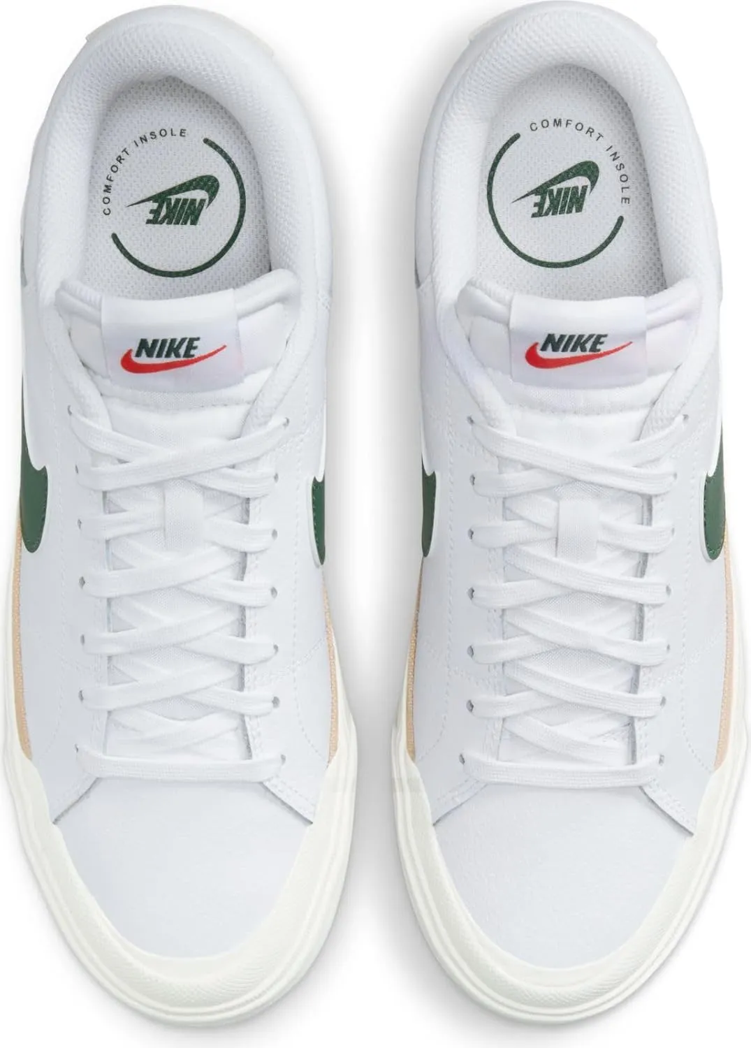 Nike Court Legacy Lift Women's Shoes (DM7590-107, White/Sail/Sesame/Fir)