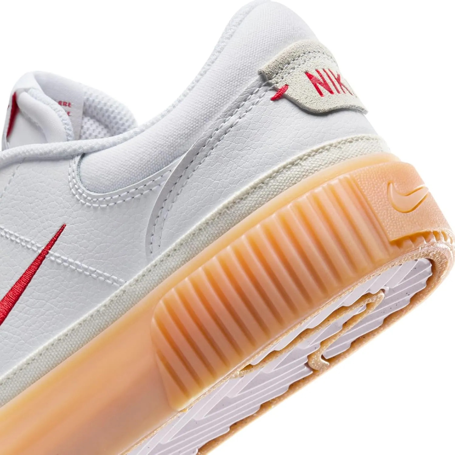 Nike Court Legacy Lift Women's Shoes (FV5526-103, White/Gum Yellow/Sail/University Red)