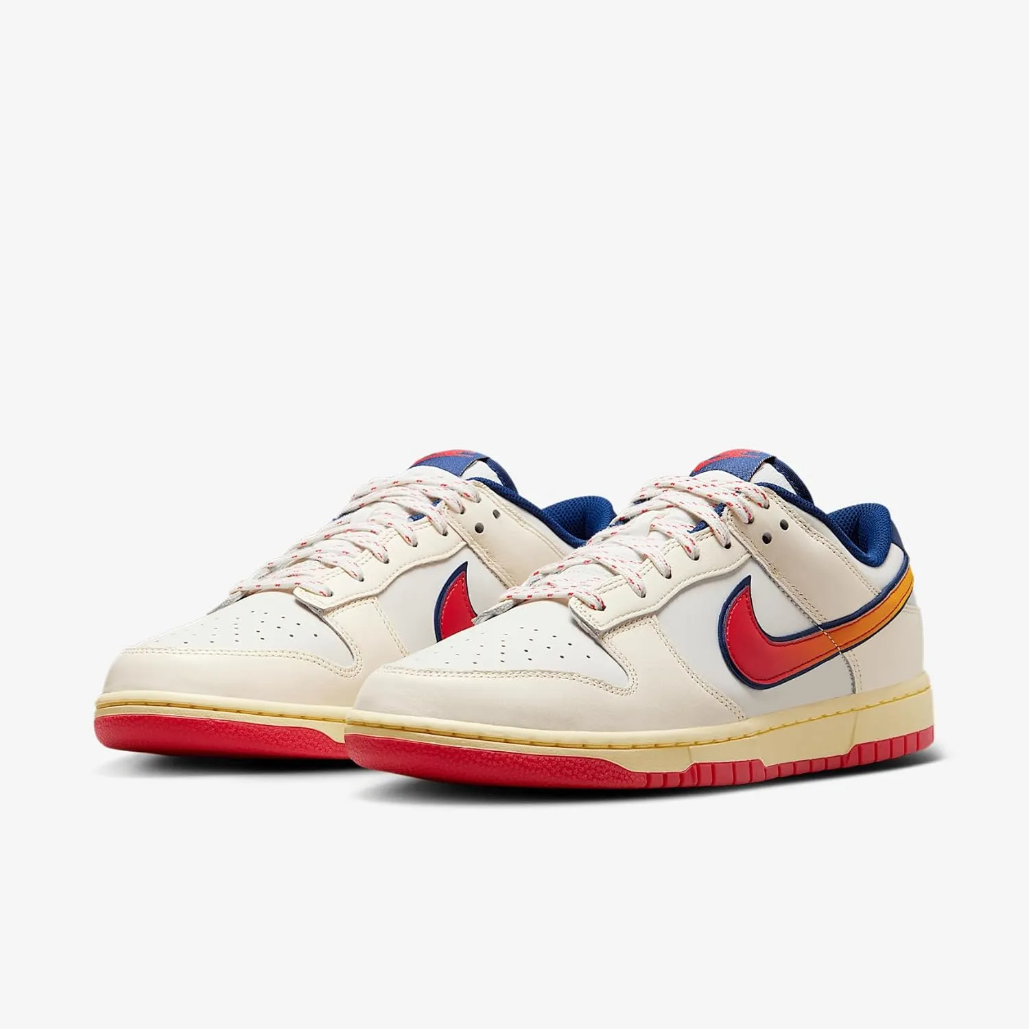 Nike Dunk Low Retro SE Men's Shoes (HV5749-110, Pale Ivory/Sail/University Gold/Light Crimson)