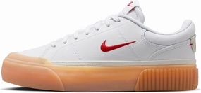 Nike Court Legacy Lift Women's Shoes (FV5526-103, White/Gum Yellow/Sail/University Red)