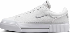 Nike Court Legacy Lift Women's Shoes (FZ2606-100, Summit White/White/Phantom/Light) Size 9