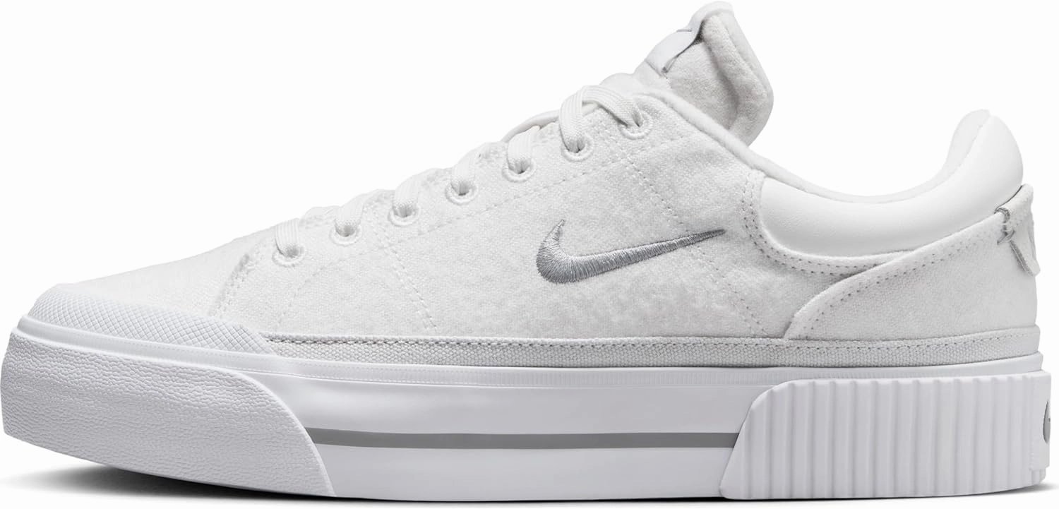 Nike Court Legacy Lift Women's Shoes (FZ2606-100, Summit White/White/Phantom/Light) Size 9
