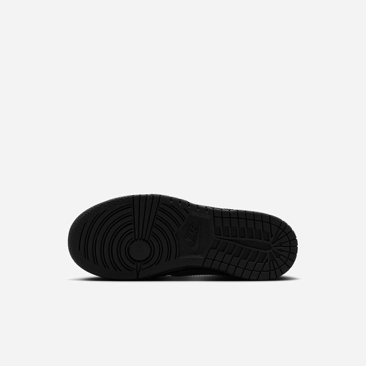 Nike Dunk Low Little Kids' Shoes (FB9108-009, Black/Black/Black)