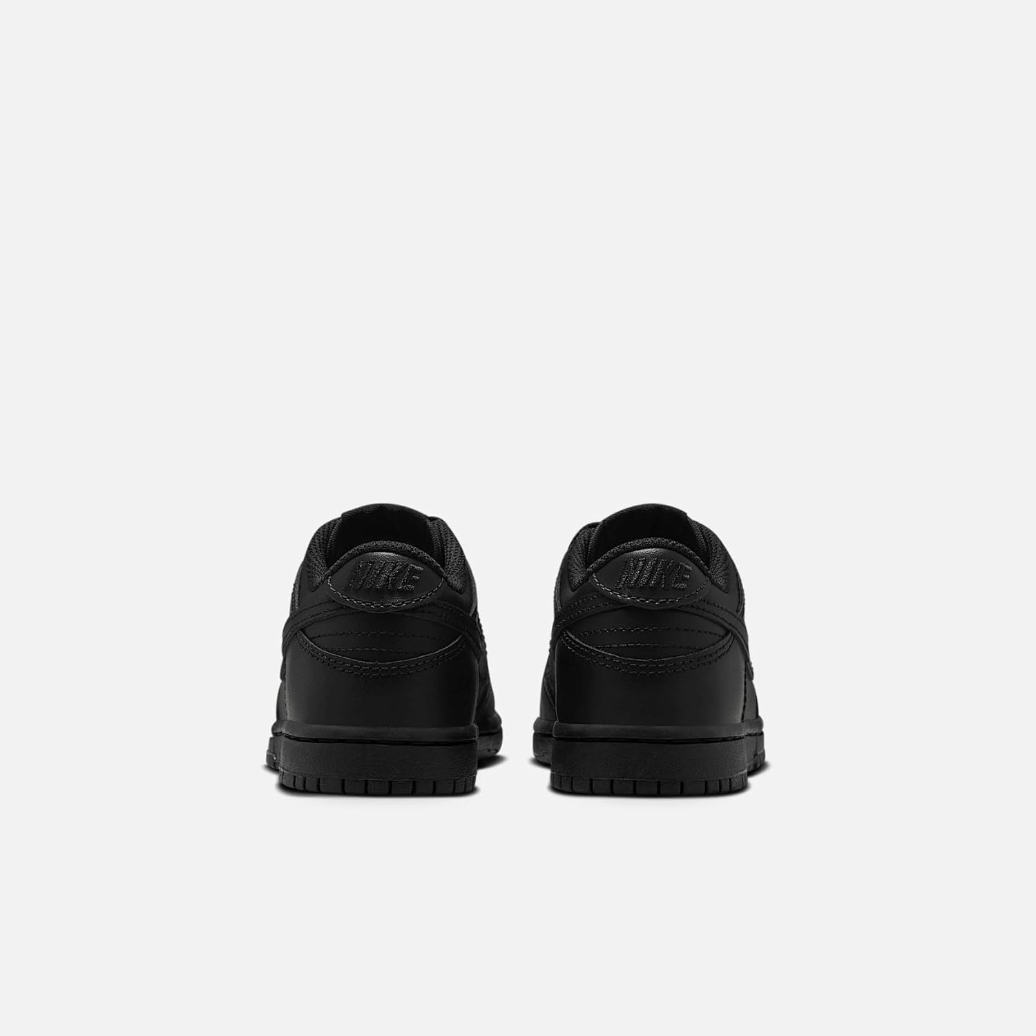Nike Dunk Low Little Kids' Shoes (FB9108-009, Black/Black/Black)