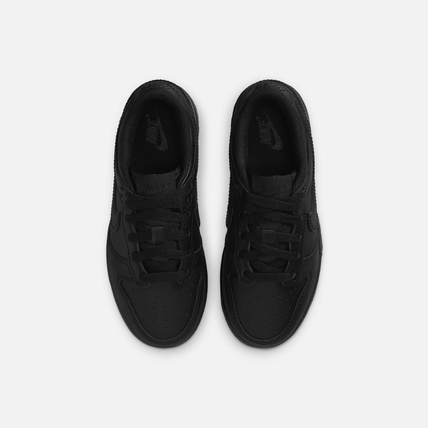 Nike Dunk Low Little Kids' Shoes (FB9108-009, Black/Black/Black)