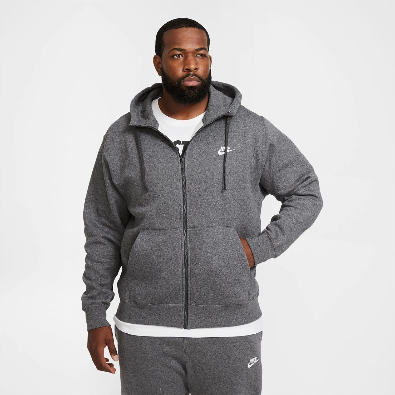 Nike Men's Sportswear Club Fleece Full Zip Hoodie