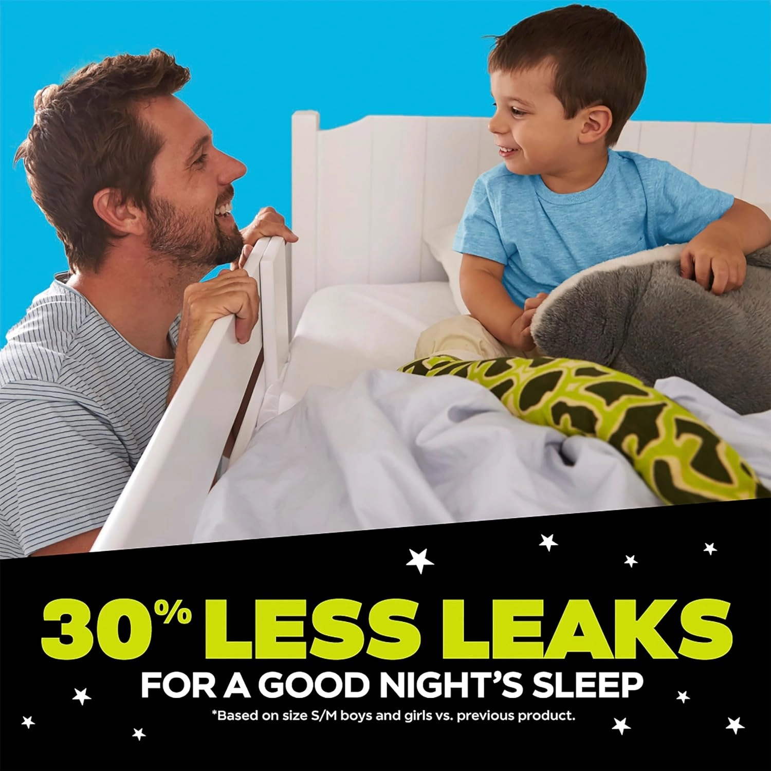 Ninjamas Boys Bedwetting Nighttime Underwear, Size L Pull Ups for Boys (64-95  lbs), 68 Count, Training Pants, Overnight Underwear Kids, Ultra Absorbent, Hypoallergenic