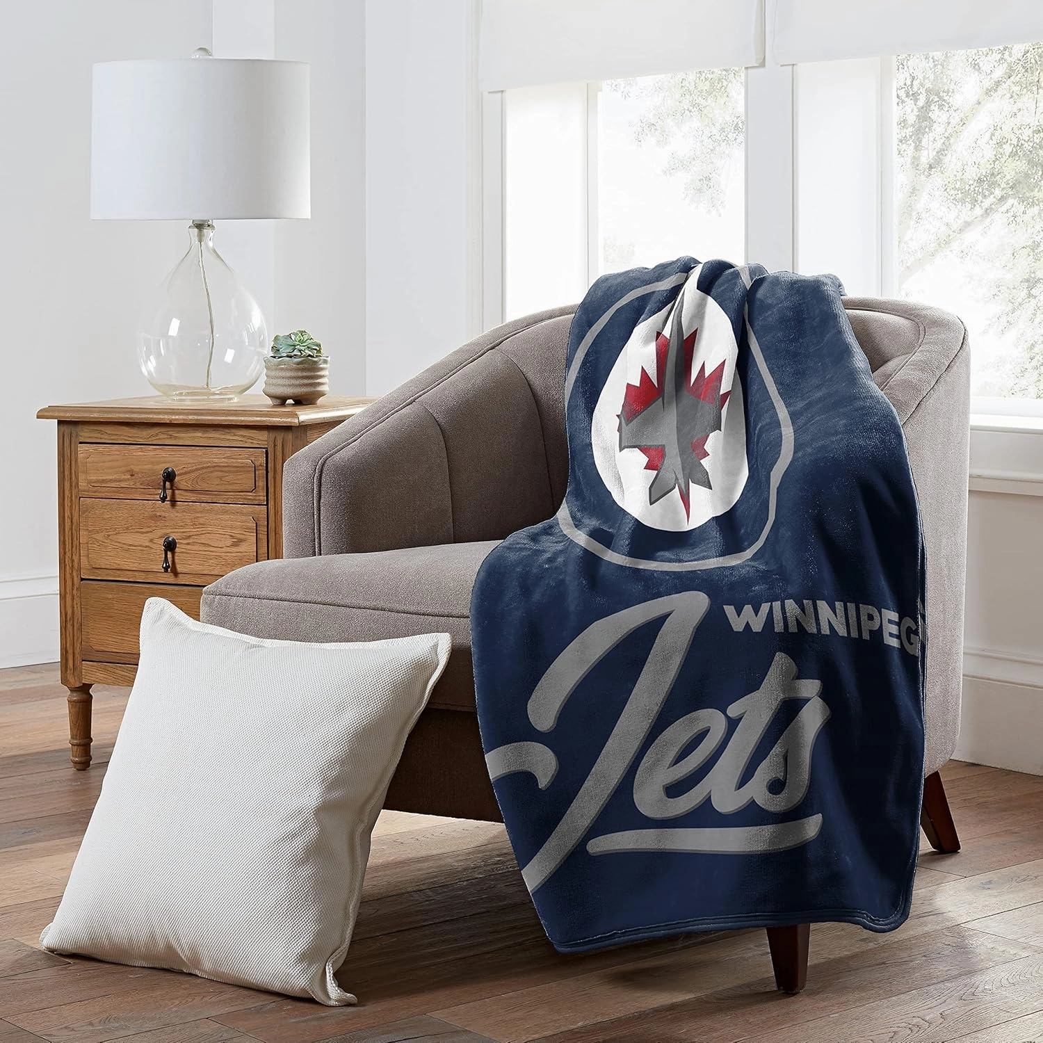 NORTHWEST NHL Unisex-Adult Raschel Throw Blanket