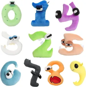 Number Plush Toys - Shape Plush Doll - Initial Education for Boys and Girls Plush - Essential Gifts for Boys and Girls (13)