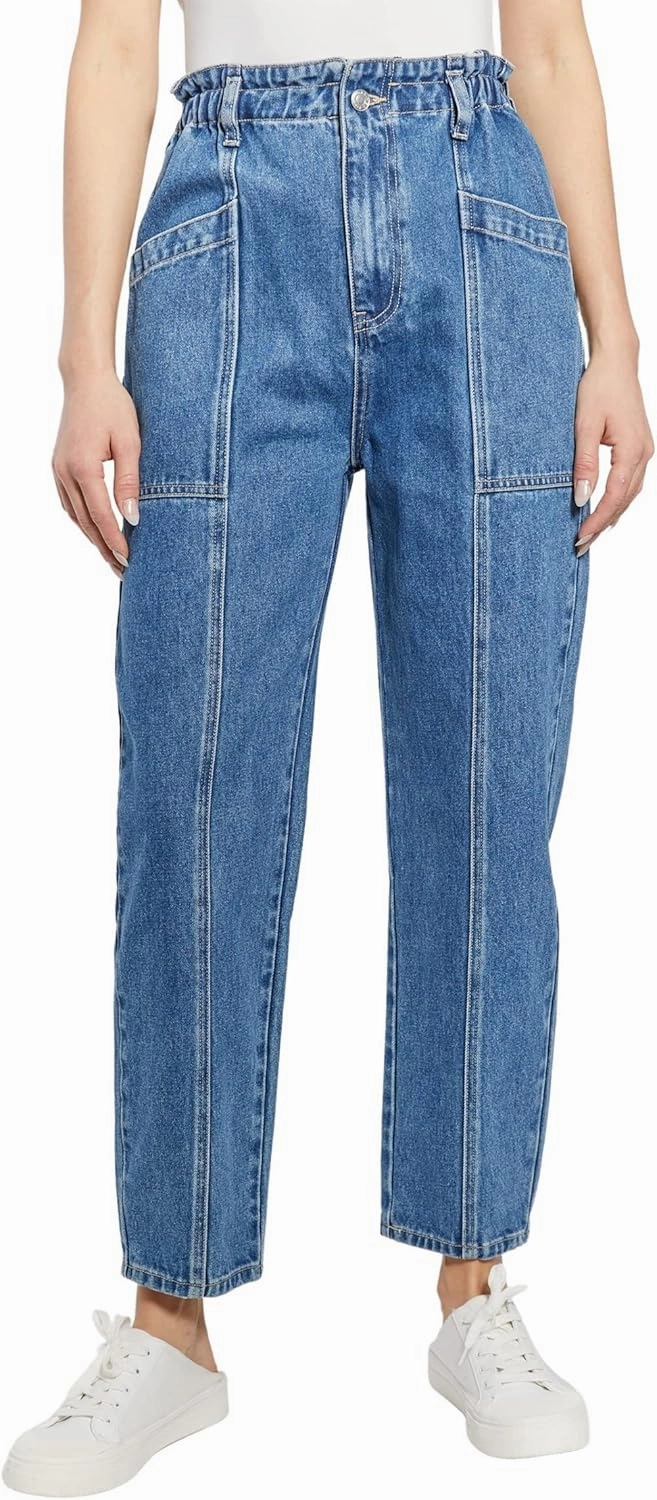 O A T NEW YORK Women's Luxury Clothins Basic High Rise Denim Jeans with Five Pockets, Comfortable & Stylish Pants