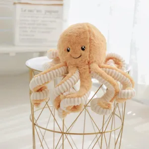 Octopus Plush Toys, Soft Octopus Toys, Best Gift for Birthday, Party, Christmas. 1 Piece (23.6inch, Orange)