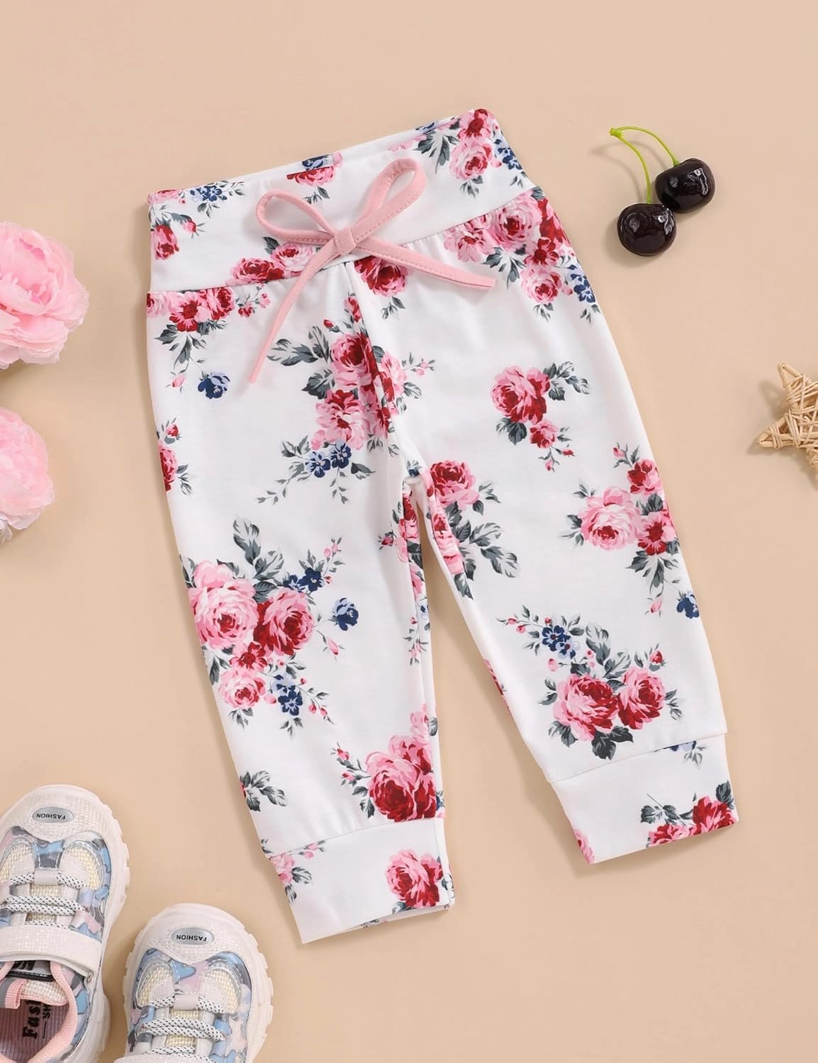 oklady Baby Girl Clothes,Hoodie Tops Floral Pant with Cute Headband Baby Girl Fall Outfits