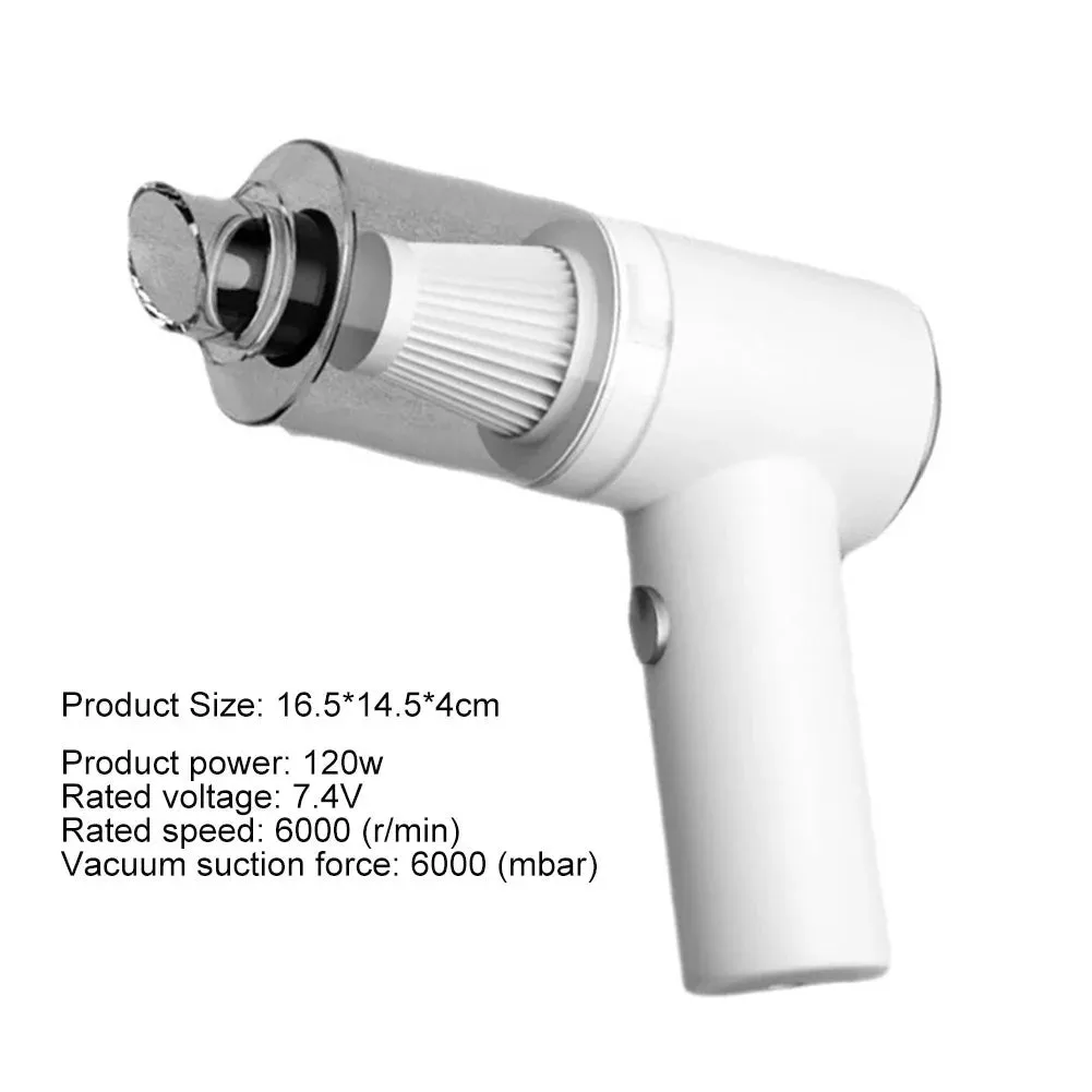 One Glide® Mini Handheld Powerful Car Vacuum Cleaner