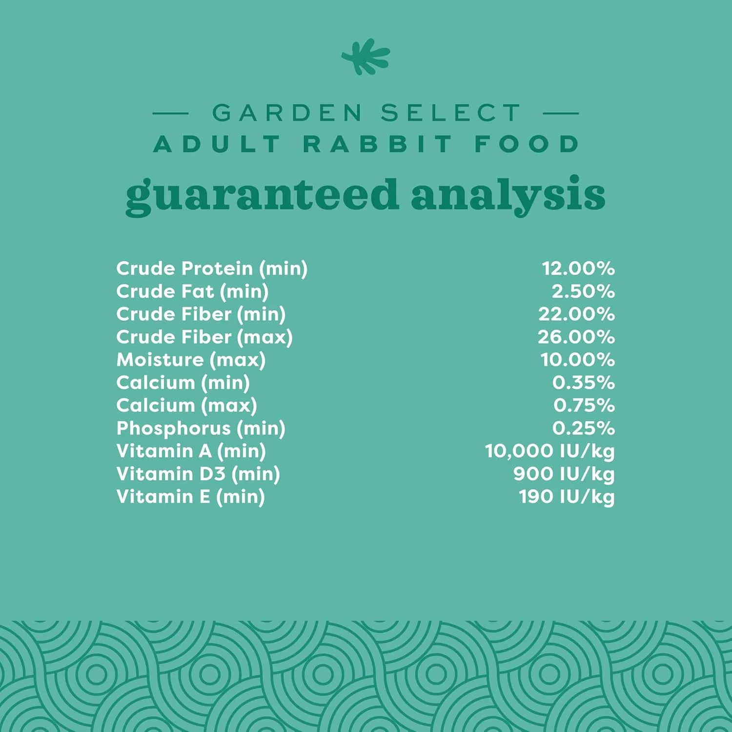 Oxbow Garden Select Rabbit Food, Adult, Made Timothy Hay for Rabbit, Bunny Food Pellets, Non-GMO, No Soy or Wheat, Small Animal Pet Products, Made in USA, High Fiber, 8 lb. Bag