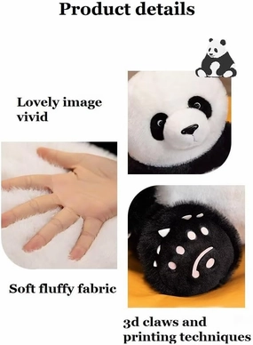Panda Stuffed Animal - Panda Plush Toy 15.7 Inches