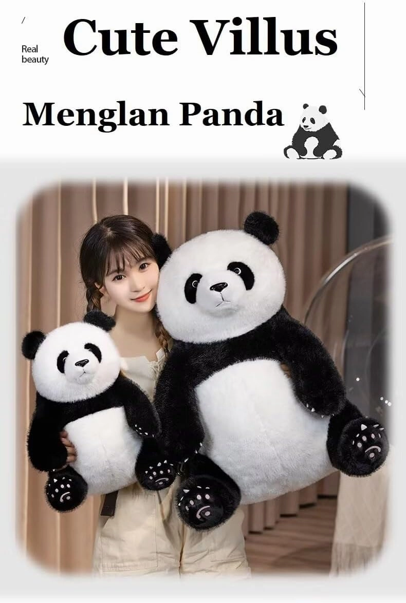 Panda Stuffed Animal - Panda Plush Toy 15.7 Inches