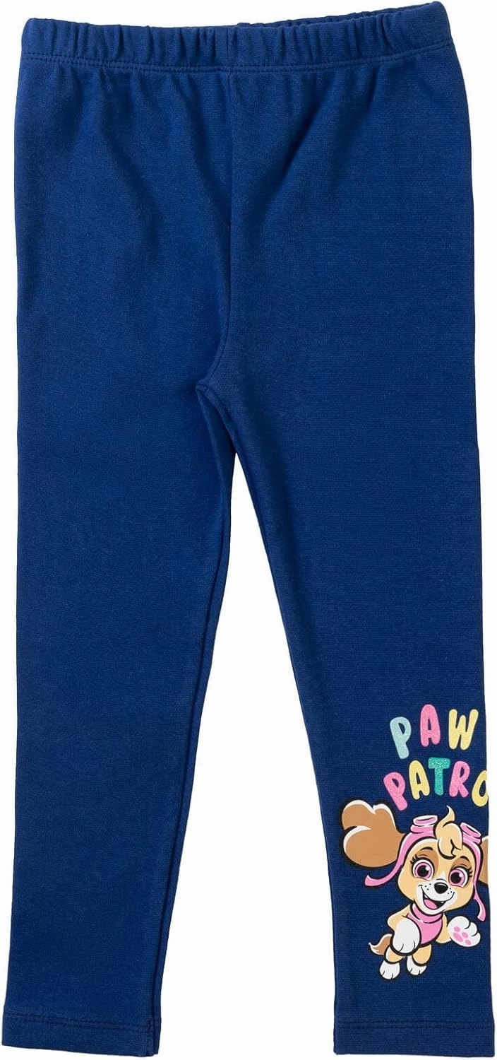 Paw Patrol Everest Skye Girls Pullover Crossover Fleece Hoodie and Leggings Outfit Set Toddler to Little Kid