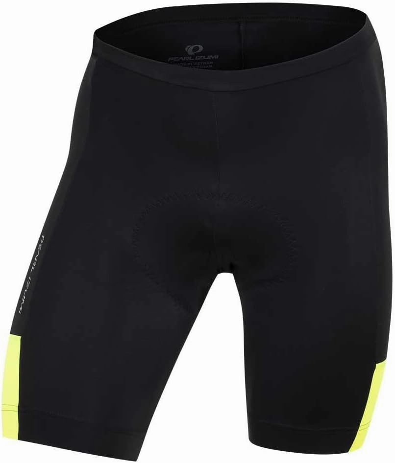PEARL IZUMI Padded Bike Shorts for Men, 9" Quest Cycling Shorts, Breathable & Moisture-Wicking with Reflective Elements.