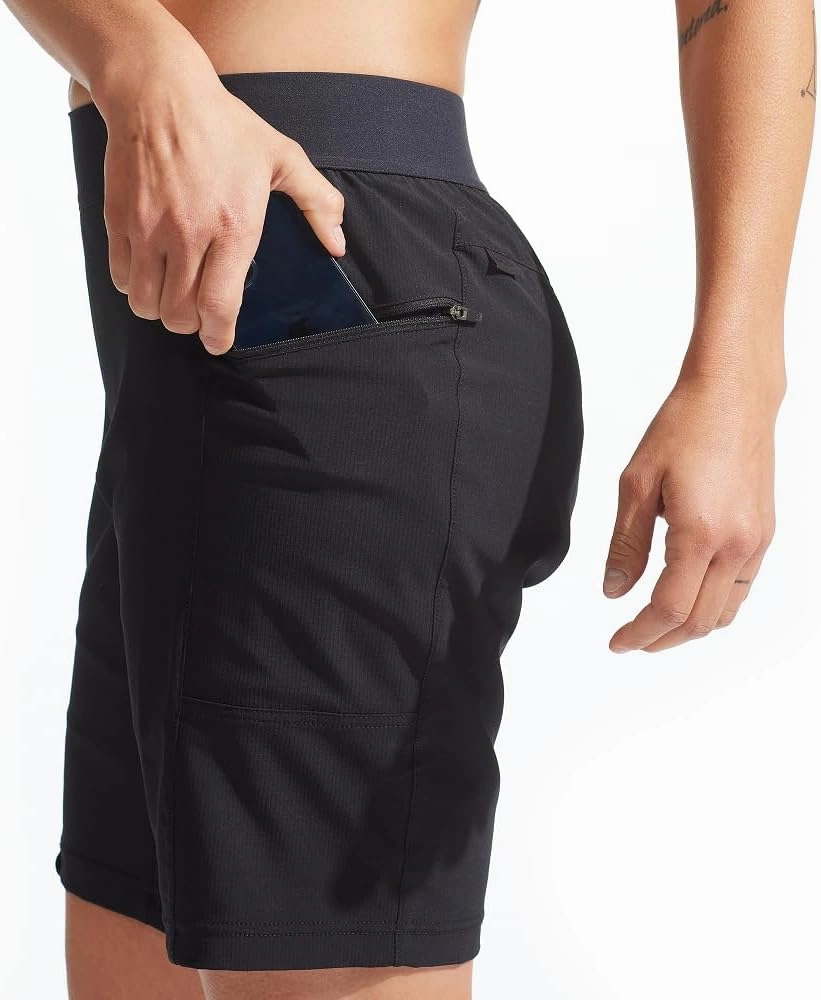 PEARL IZUMI Women's Mountain Bike Short. Detachable Chamois Liner & Two Zippered Pockets. Comfortable & Durable 9.5" Inseam