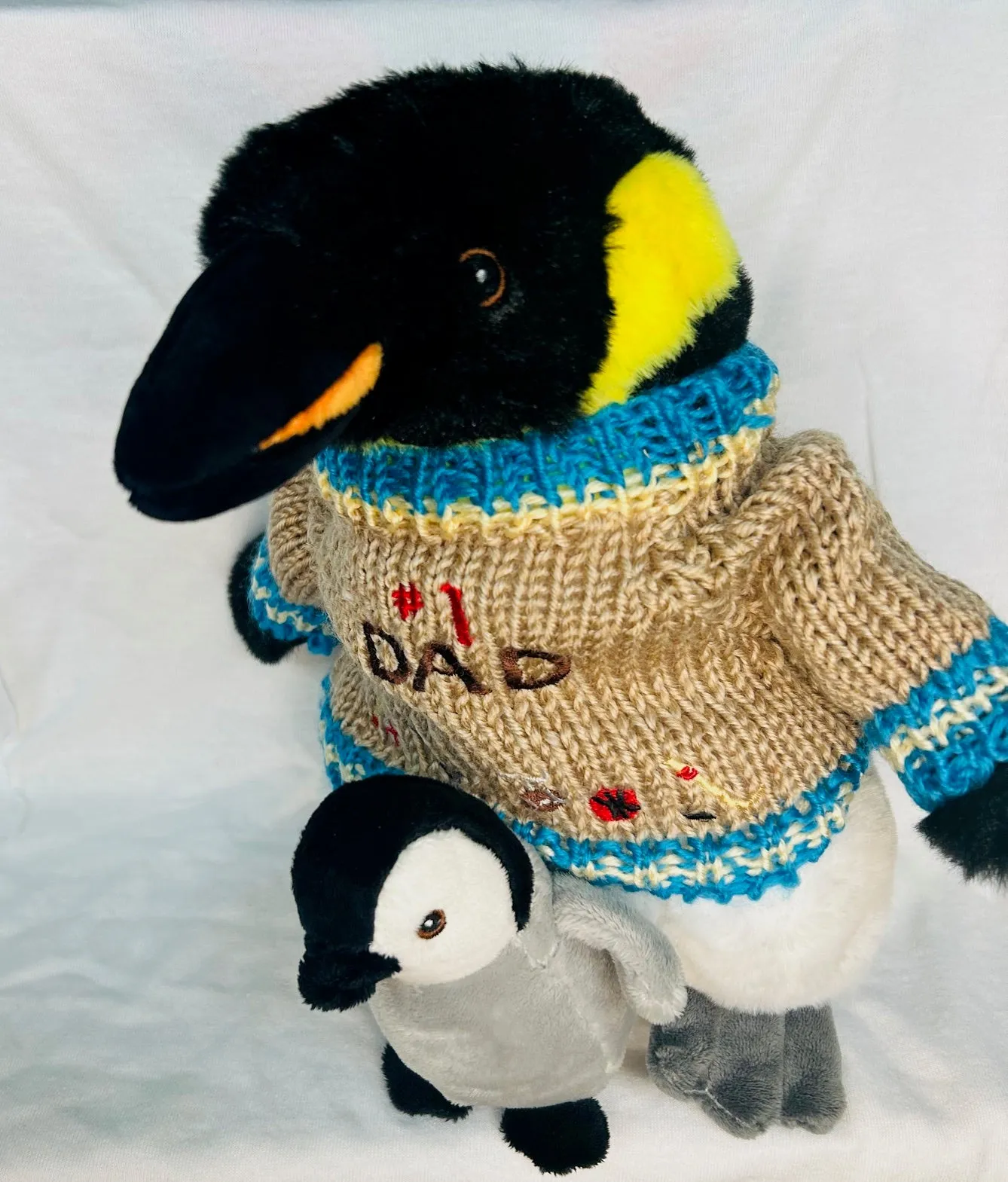 Penguin and Chick Father's Day Penguin (11" Tall)