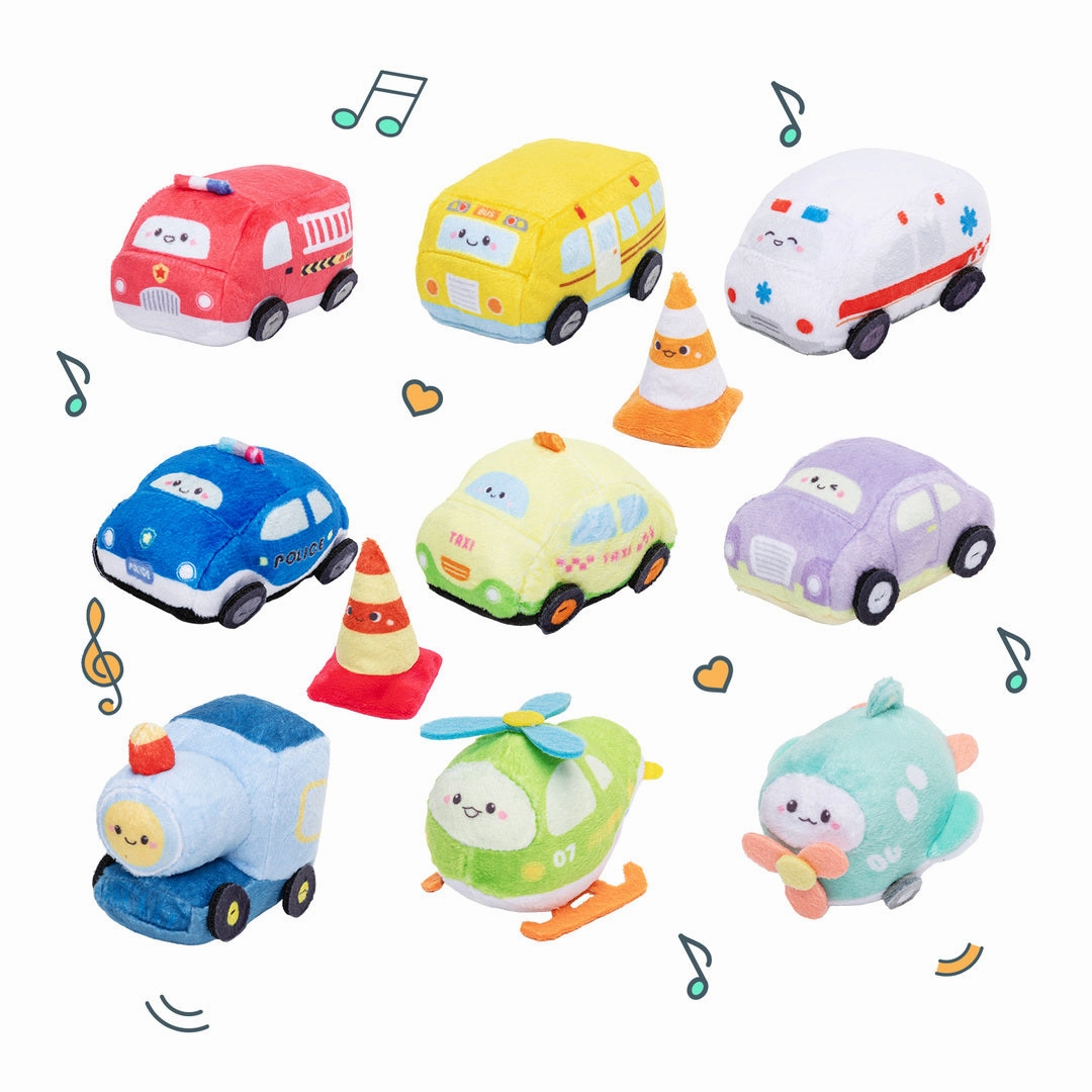Personalized Baby's First Truck Car Sensory Toy Set