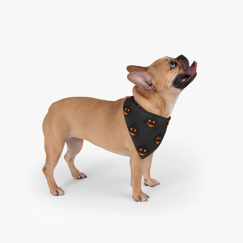 Pet Halloween Jack-o'-Lantern Bandana