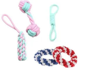 PetGains PGDB 4-Piece Indestructible Dog Toy (Multi-Color)