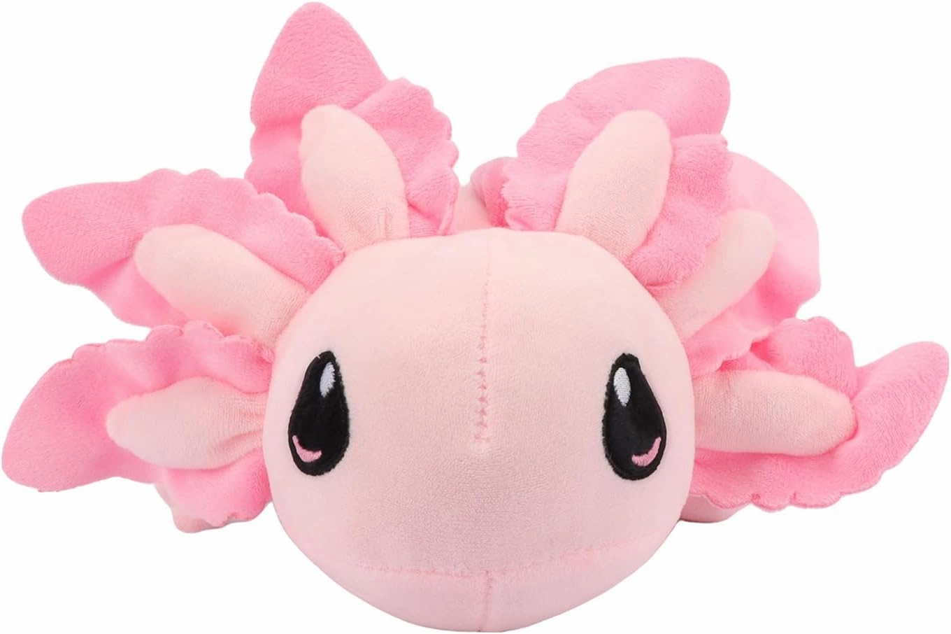 Pink Realistic Axolotl Plush Toy 17.7", Adorable Soft Salamander Stuffed Animal, Ultra-Soft Hugging Plushies Pillow, Ideal Gift for Kids, Girls, Boys, Birthday Holiday Christmas