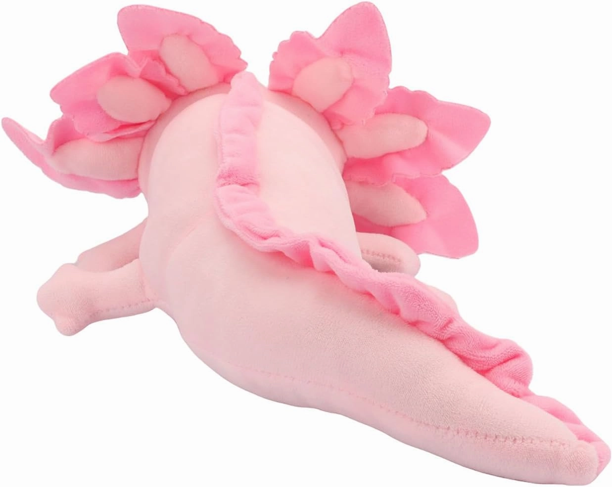 Pink Realistic Axolotl Plush Toy 17.7", Adorable Soft Salamander Stuffed Animal, Ultra-Soft Hugging Plushies Pillow, Ideal Gift for Kids, Girls, Boys, Birthday Holiday Christmas