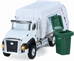 PIRUETA Light & Sound President Donald Trump 2024 Truck Toys, Trump Garbage Truck Collectibles, MAGA, 2024 Election Souvenirs, 1:50 Scale Pull Back Action Alloy Collectible Toys Gift for Trump Fans